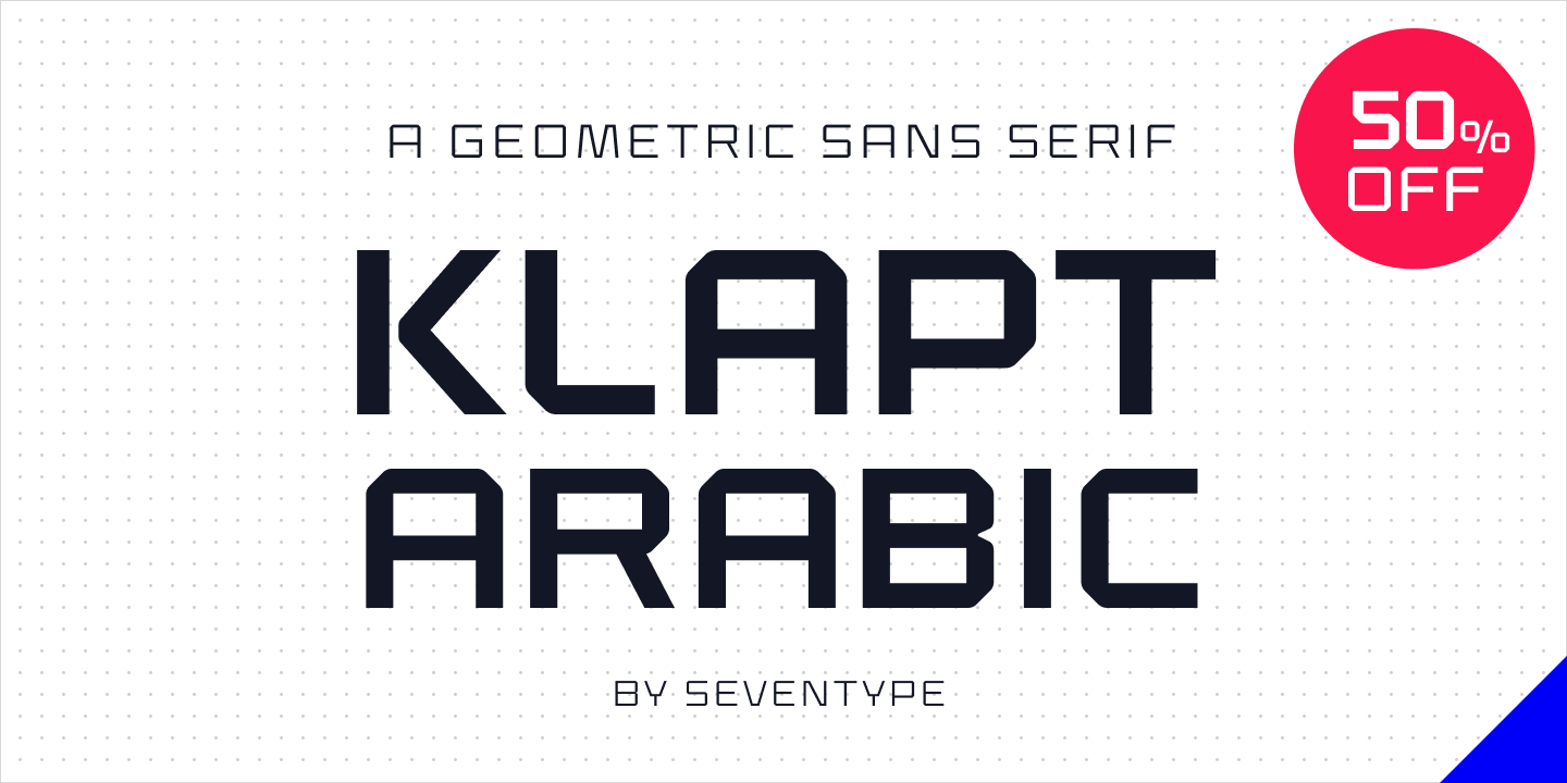 Пример шрифта Klapt Arabic #15